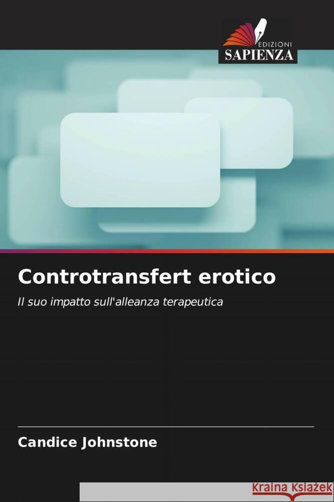 Controtransfert erotico Johnstone, Candice 9786208997618
