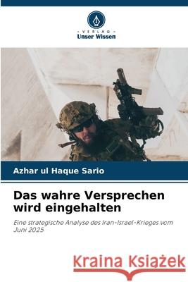 Das wahre Versprechen wird eingehalten Sario, Azhar ul Haque 9786209012426 Verlag Unser Wissen