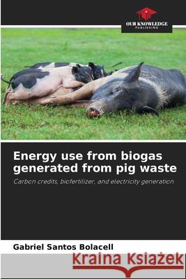Energy use from biogas generated from pig waste Santos Bolacell, Gabriel 9786209045783