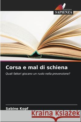 Corsa e mal di schiena Kopf, Sabine 9786209143700