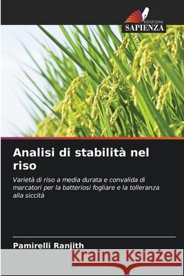 Analisi di stabilità nel riso Ranjith, Pamirelli 9786209143823