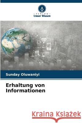 Erhaltung von Informationen Oluwaniyi, Sunday 9786209315091