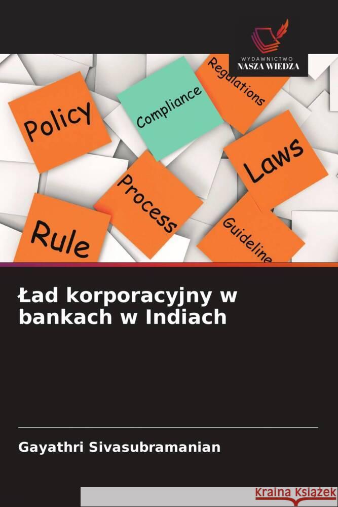 Lad korporacyjny w bankach w Indiach Sivasubramanian, Gayathri 9786209338571