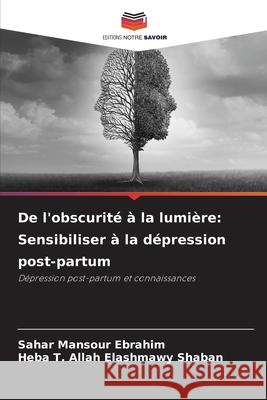 De l'obscurit? ? la lumi?re: Sensibiliser ? la d?pression post-partum Sahar Mansour Ebrahim Heba T. Allah Elashmawy Shaban 9786209354878 Editions Notre Savoir