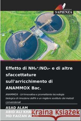 Effetto di NH  /NO2- e di altre sfaccettature sull'arricchimento di ANAMMOX Bac. ALAM, ASAD, Khan, Abid Ali, ALAM, MD FAIZAN 9786209488771 Edizioni Sapienza