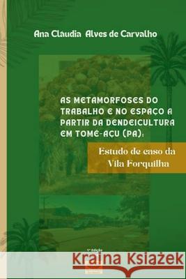 As Metamorfoses Do Trabalho E No Espa?o A Partir Da Dende Ana Cl?udi 9786501171234 Clube de Autores