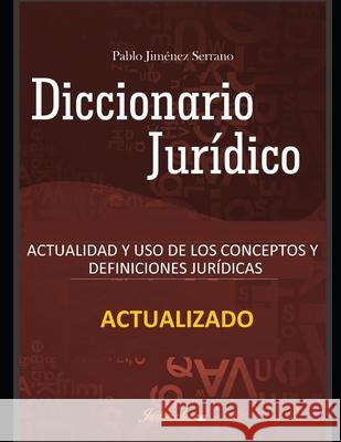 Diccionario jurídico actualizado Jiménez Serrano, Pablo 9786586893014 Editora Jurismestre