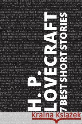 7 best short stories by H. P. Lovecraft H P Lovecraft August Nemo  9786599154959 Tacet Books