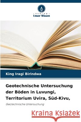 Geotechnische Untersuchung der Böden in Luvungi, Territorium Uvira, Süd-Kivu, Iragi Birindwa, King 9786630287189