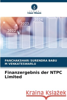 Finanzergebnis der NTPC Limited Panchakshari Surendra Babu M. Venkateswarlu 9786630408041
