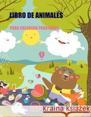 Libro de Animales Para Colorear Para Niños Books, Deeasy 9787982699552