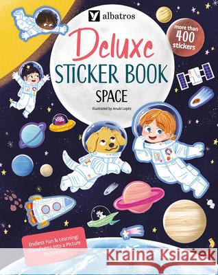 Deluxe Sticker Book: Space  9788000078472 Albatros Media