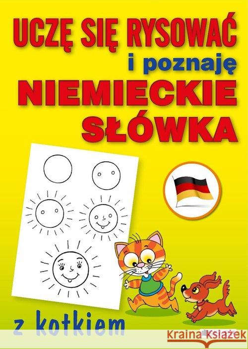 Uczę się rysować i poznaję niemieckie słówka kotek  9788025324752 Level Trading