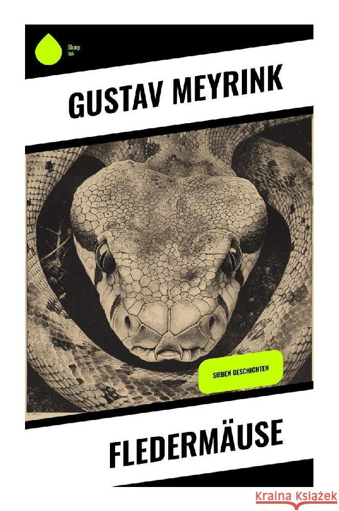 Fledermäuse Meyrink, Gustav 9788028353438 Sharp Ink