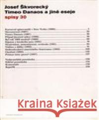 Timeo Danaos a jiné eseje Josef Škvorecký 9788086877235