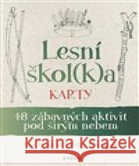 Lesní škol(k)a - karty Peter Houghton 9788088316787 Nakladatelství Kazda