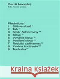 Tah. Teorie písma Gerrit Noordzij 9788088622260