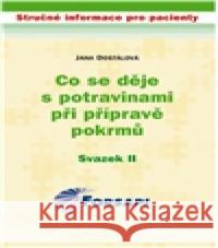 Co se děje s potravinami při přípravě pokrmů Jana Dostálová 9788090382084 Forsapi 