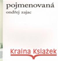 Pojmenovaná Ondřej Zajac 9788090443709 Literární salon