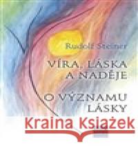 Víra, láska a naděje Rudolf Steiner 9788090711426 Franesa