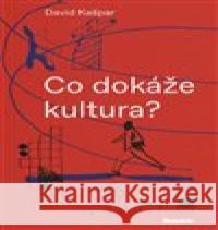 Co dokáže kultura? David Kašpar 9788090932005