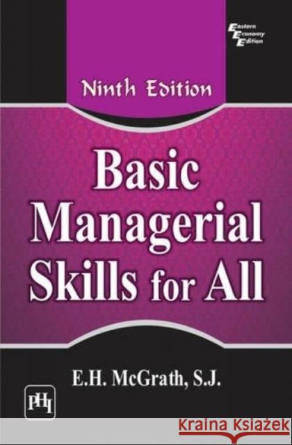 Basic Managerial Skills for All  9788120343146 Prentice-Hall of India Pvt.Ltd