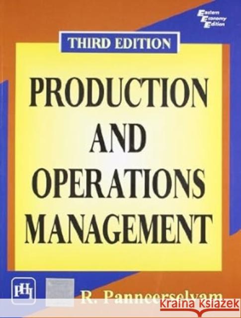 Production and Operations Management  Panneerselvam 9788120345553