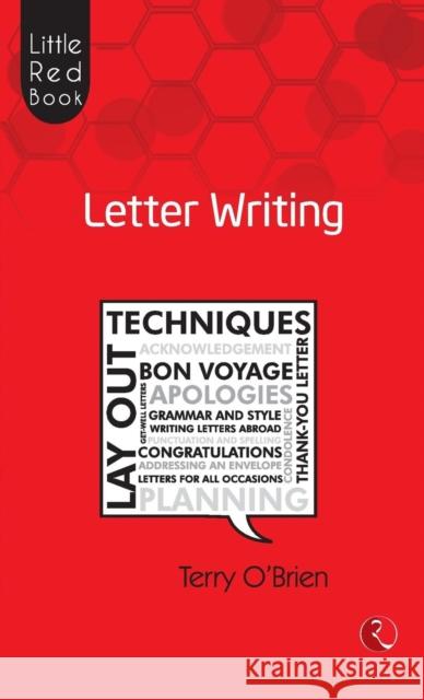 Little Red Book: Letter Writing Derek O'Brien 9788129120564 Rupa Publications