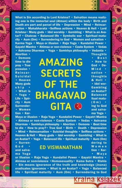 Amazing Secrets of the Bhagavad Gita Ed Viswanathan 9788129140371