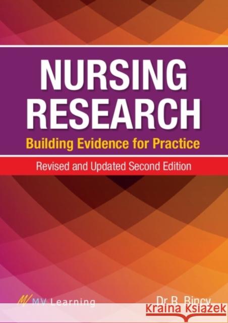 Nursing Research: Building Evidence for Practice R. Bincy   9788130917498 Viva Books