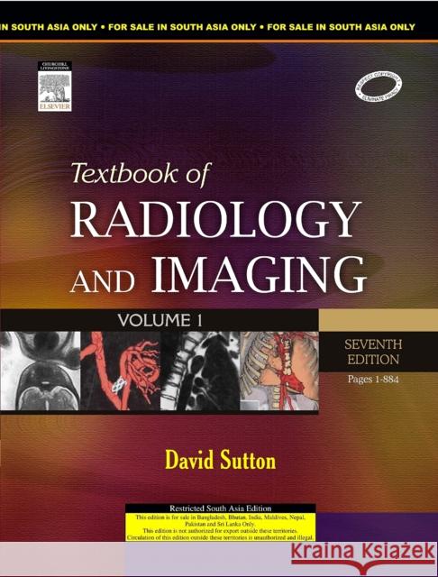 Textbook of Radiology and Imaging - 2 vol set IND reprint David Sutton   9788131220160