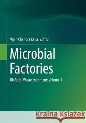 Microbial Factories, Volume 1: Biofuels, Waste Treatment Kalia, Vipin Chandra 9788132225973