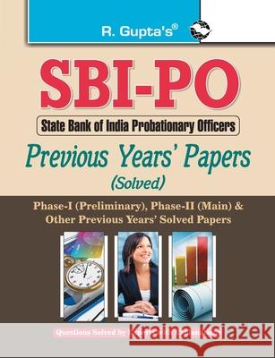 Sbi: Probationary Officers-Previous Years Papers (Solved) Rph Editorial Board 9788178125800 Ramesh Publishing House