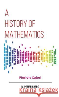 A History of Mathematics Florian Cajori 9788180943492