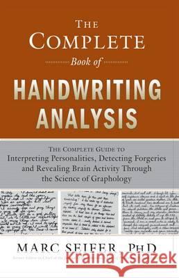 The Complete Book of Handwriting Analysis Marc Seifer   9788182747654