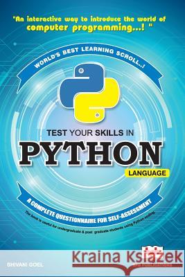 Test Your Skills in Python Language Shivani Goel                             Na 9788183334686