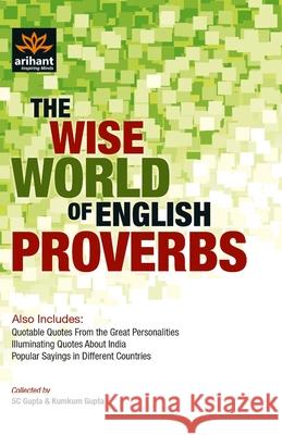 English Proverbs Sc Gupta Kumkum Gupta 9788183486361 Arihant Publication India Limited