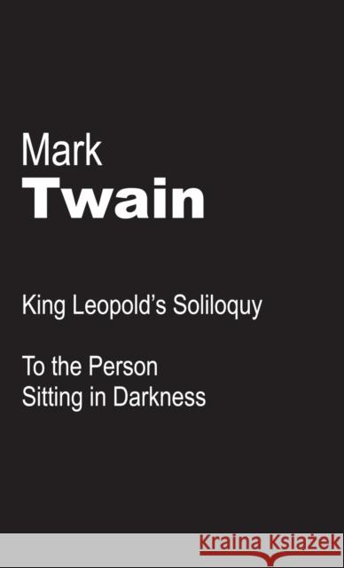 King Leopold's Soliloquy Mark Twain 9788187496557