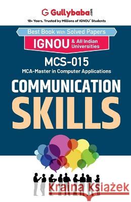 MCS-15 Communication Skills Gullybaba Com Panel 9788189086466 Gullybaba Publishing House Pvt Ltd