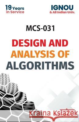 MCS-031 Design And Analysis Of Algorithm Vimal Kumar Sharma S. Roy 9788189086725