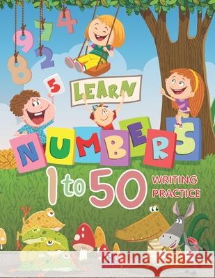 Learn Numbers 1 to 50 Writing Practice Qgn Learning Private Limited 9788193967447 Qgn Learning Private Limited