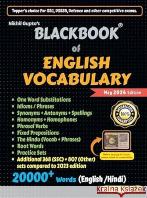 BlackBook of English Vocabulary Nikhil Gupta 9788195645787