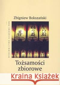 Tożsamości zbiorowe Bokszański Zbigniew 9788301144098 Wydawnictwo Naukowe PWN