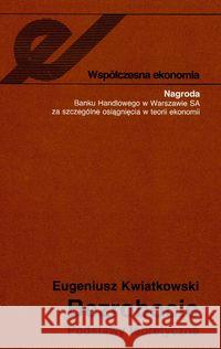 Bezrobocie Kwiatkowski Eugeniusz 9788301145606 Wydawnictwo Naukowe PWN