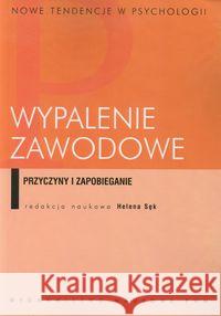 Wypalenie zawodowe  9788301158842 Wydawnictwo Naukowe PWN