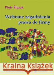 Wybrane zagadnienia prawa do firmy Piotr Ślęzak 9788322619629