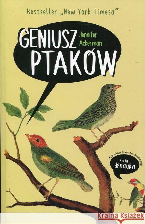 Geniusz ptaków Ackerman Jennifer 9788323343332 Wydawnictwo Uniwersytetu Jagiellońskiego