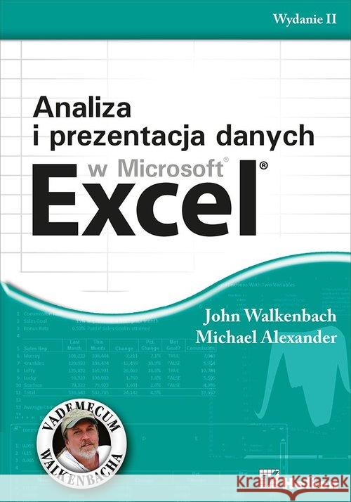 Analiza i prezentacja danych w Microsoft Excel Walkenbach John Alexander Michael 9788324682416 Helion