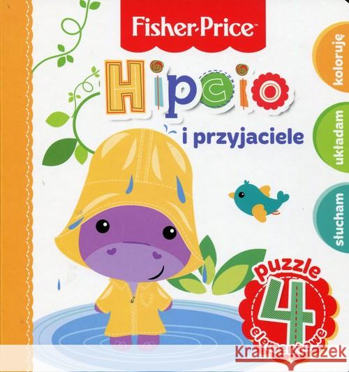 Fisher Price Puzzle. Hipcio i przyjaciele Wiśniewska Anna 9788327446756 Olesiejuk