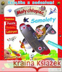 Mały chłopiec. Książka z zadaniami. Samoloty Agathe Clair 9788327492425